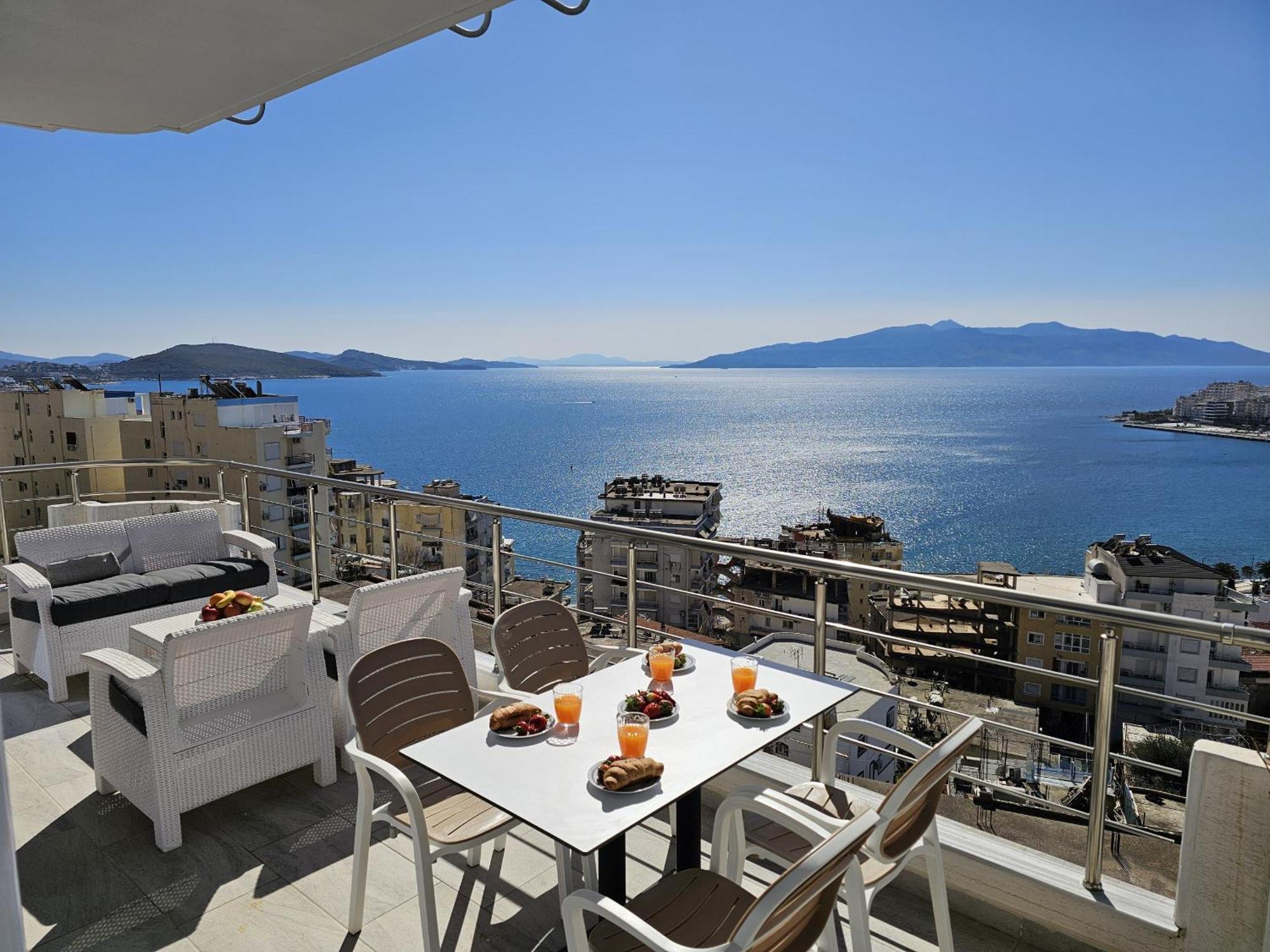 Panorama View Apartments Sarandë Exterior foto