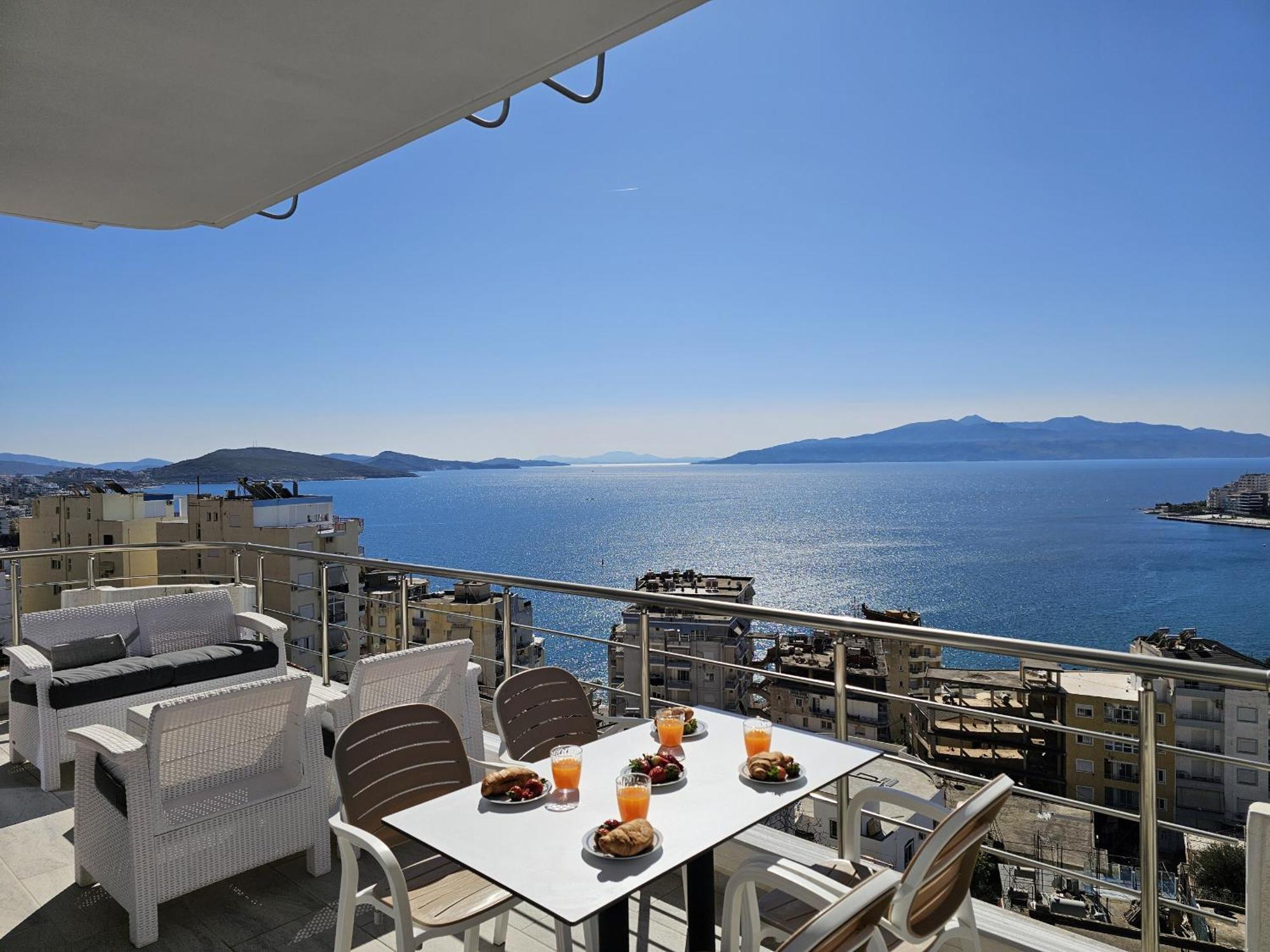 Panorama View Apartments Sarandë Exterior foto