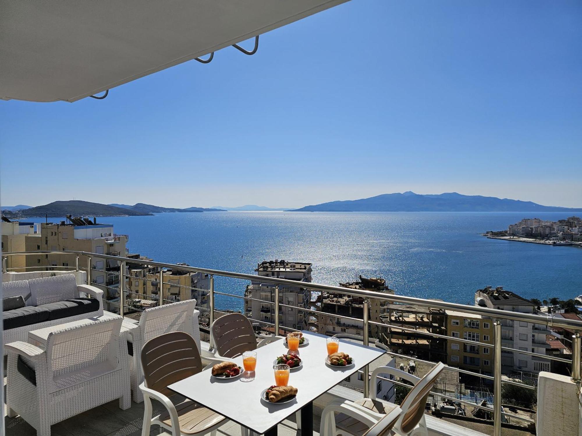 Panorama View Apartments Sarandë Exterior foto